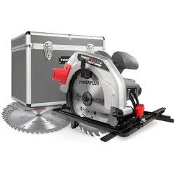 Powerplus, Handkreissäge, Handkreissäge 1200W Ø 185mm - 4 Acc.