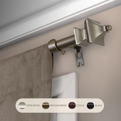 InStyleDesign Tierra Adjustable Curtain Rod