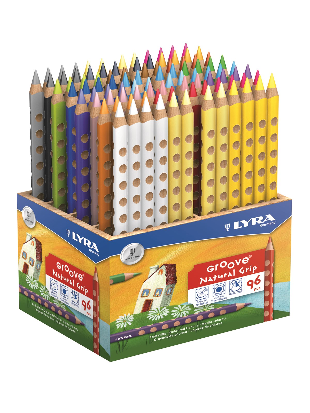 Lyra Groove Wooden Display 96 pcs