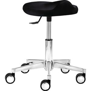 Mayer Drehhocker myXPERT, 1291, Stoff, mit Rollen, mit Comfortsitz, schwarz