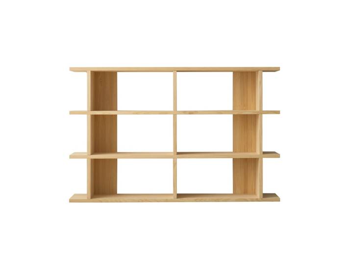 Bibliothèque en pin massif verni 2x3