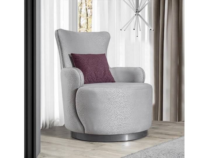 JVmoebel Sessel Runder Relaxsessel in Grau mit hochwertiger Polsterung (Sessel), Made in Europa
