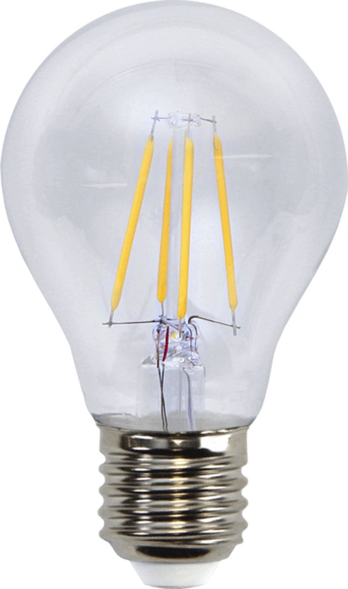 Star Trading LED Filamentlamp E27 4W Extra Warm Wit 2700K Helder
