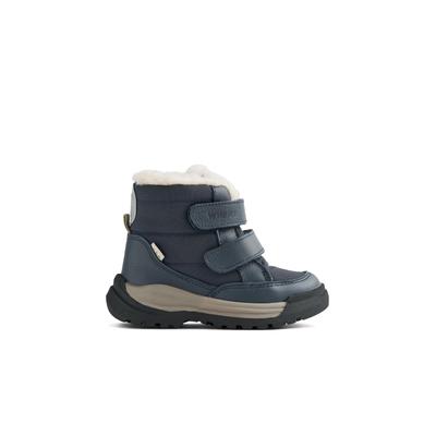 Stiefel WHEAT "WHEAT Winterboot Millas Tex", Mädchen, Gr. 27, blau (navy), Leder, unifarben, Schuhe Stiefel