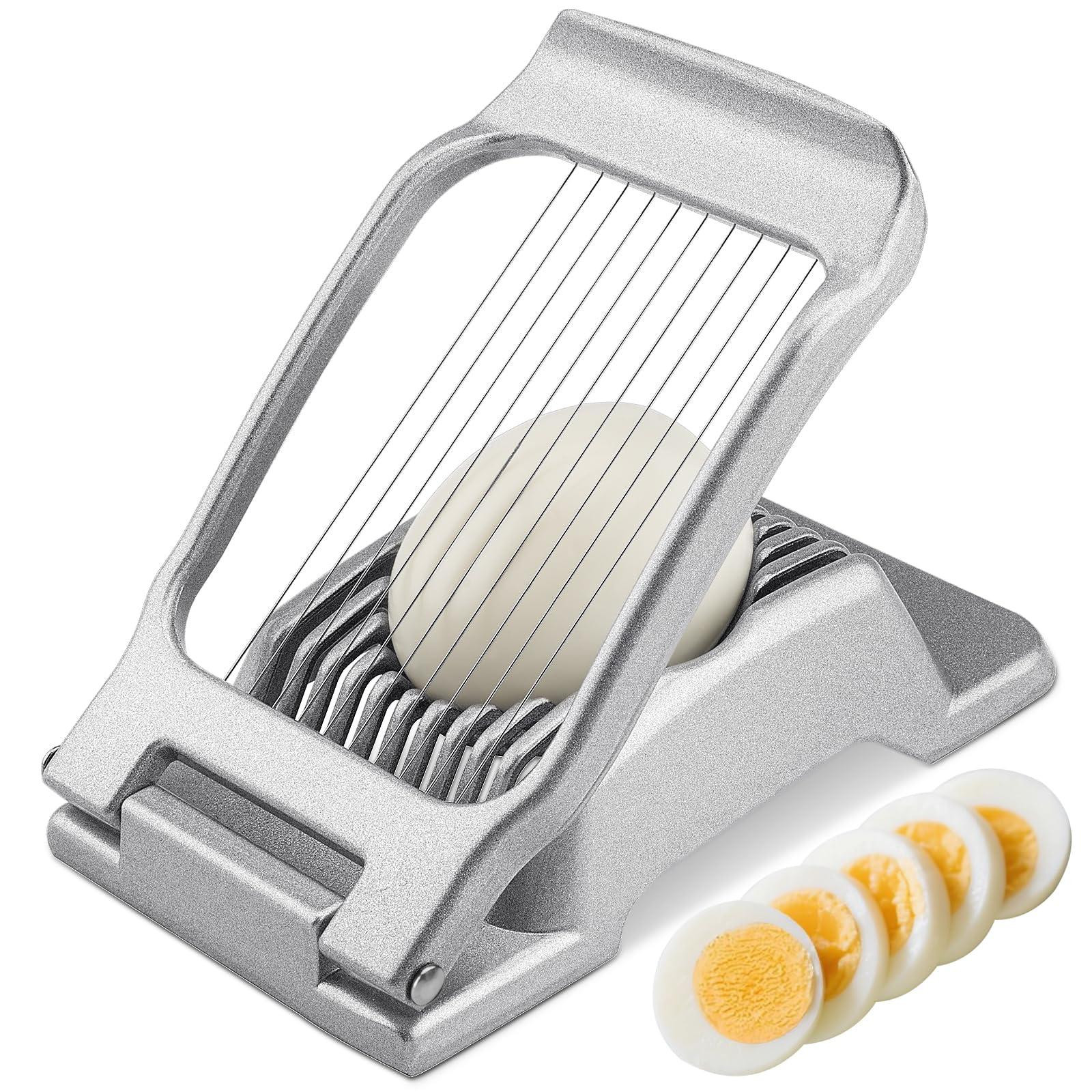 Solidchoice Eiersnijder van Aluminium met RVS Draad