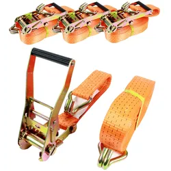 Baumarktplus 4x Spanngurte mit Ratsche Zurrgurt 2-tlg 10m 5t 5to 5000kg TÜV/GS