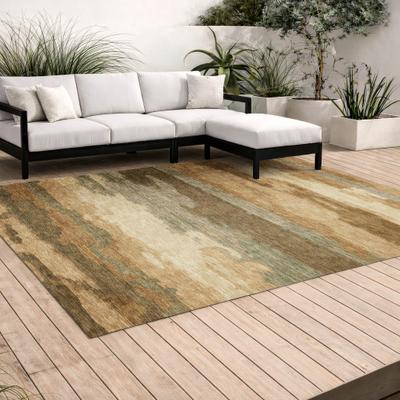Addison Rugs Machine Washable Indoor/ Outdoor Contemporary Saco Chantille Rug
