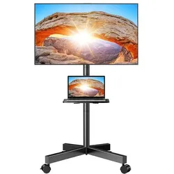 Perlegear TV mount 23-60" PGTVMC06 (Boden, 40 kg, 23" - 60"), TV Wandhalterung, Schwarz