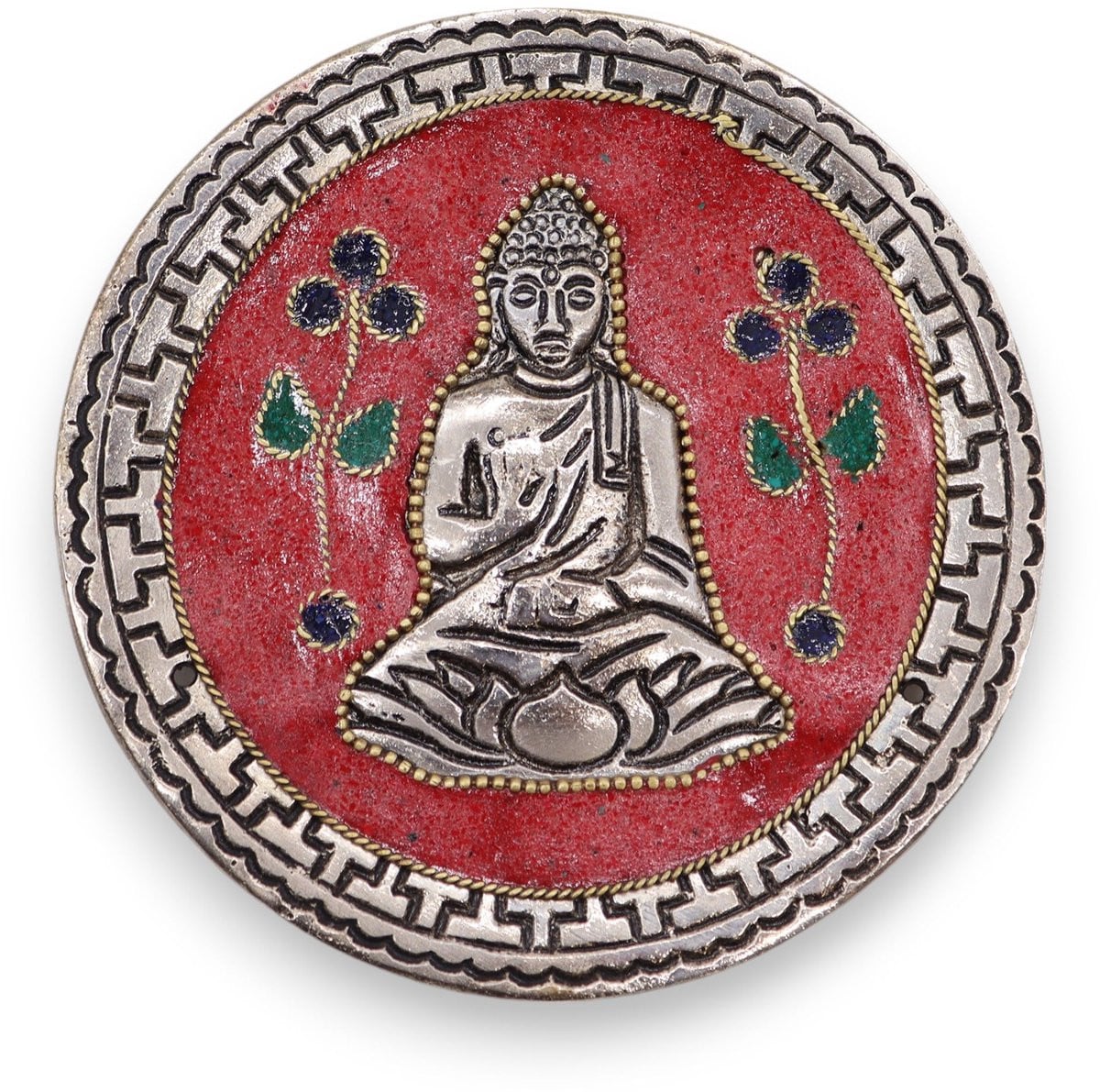 Boeddha Rode Decoratieve Wierookhouder 10cm