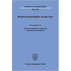 Rechtswissenschaften an der Saar, Fachbücher von Simon Dörrenbächer, Hannes Ludyga, Dan Aradovsky