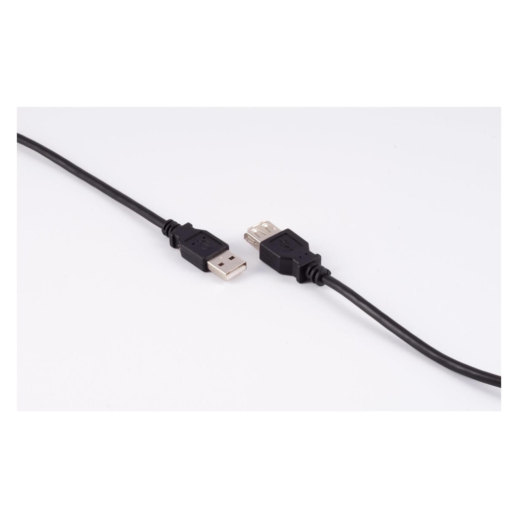 Shiverpeaks SHVP 13-24185 USB A Stecker> A Buchse, 1,8 m (1.80 m, USB 2.0) (BS13-24185)