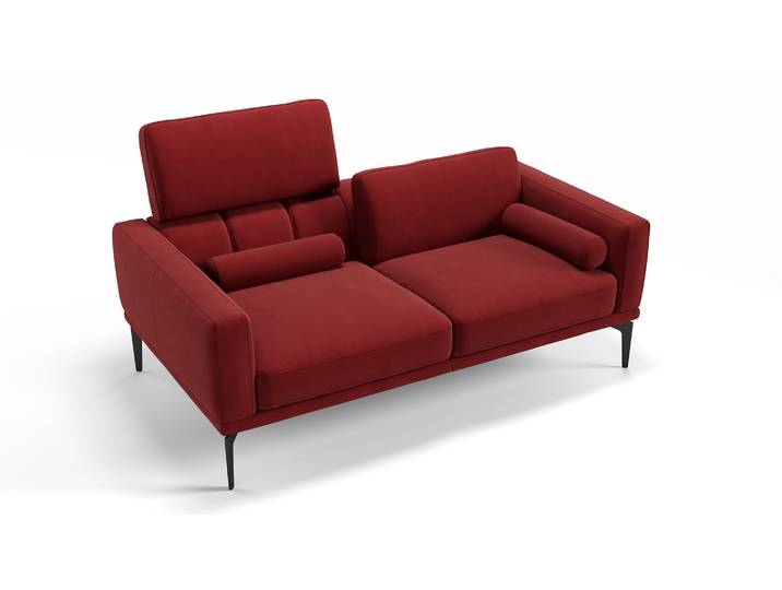 Hochwertige Stoffcouch SALERNO 2-Sitzer Sofa