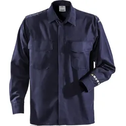 Flammschutz Arbeitshemd langarm "7200 ATS" Flamestat marine - M - Blau