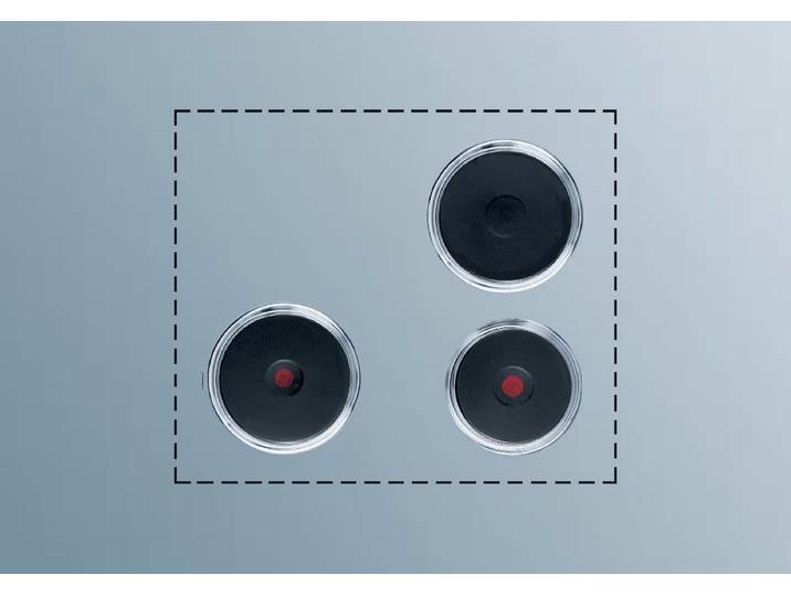 Electrolux PS+B303 +Befestigungsset 14/18/22 cm Plattensatz – Kochmulde/Gusskochplatten
