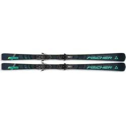 FISCHER Damen Racing Ski RC4 POWER AR + RS 10 PR, Größe 160 in Schwarz Schwarz