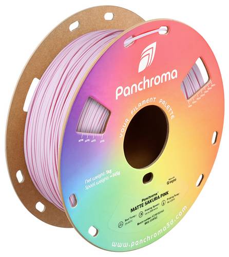 Polymaker CA04037 Panchroma Matte Filament PLA Matt, geringerer Kunststoffgehalt 1.75mm 1000g Sakura-Pink 1St.