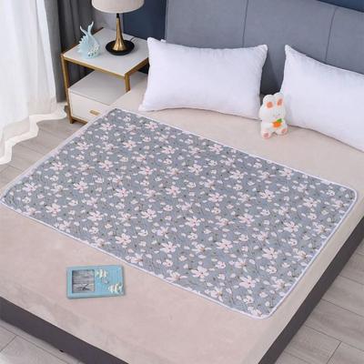 Uplift Treasures Reusable Waterproof Baby And Adult Underpad 100x150cm flower 2 27.56 35.43 In