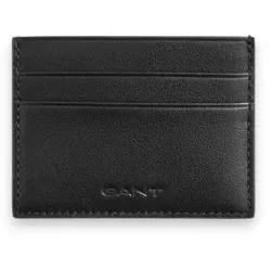 Gant für Herren. 9980084 Kartenetui aus schwarzem Leder (OSFA), Lässig