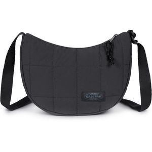 Eastpak Umhängetasche Half Moon Bag Puff Checks Black, schwarz, aus Nylon, 1 Fach, 28 x 21 cm