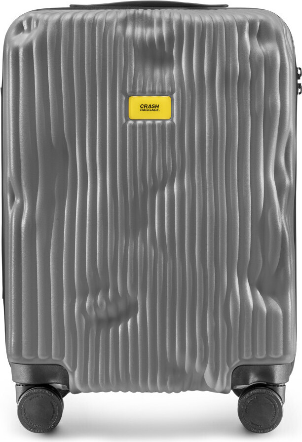 Crash Baggage Stripe Kabinengepäck S (55 cm) - Smoke Grey