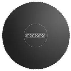 Monzana Sprungtuch 427cm 96 Ösen schwarz 140 mm Federn