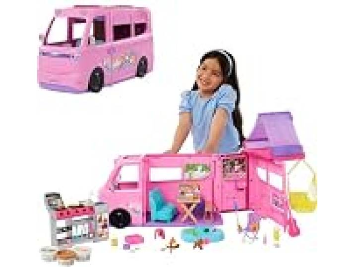 Barbie Dream Camper Coffret, avec accessoires de camping