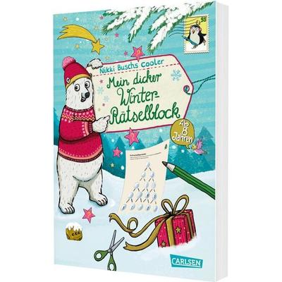 Mein dicker Winter-Rätselblock, Taschenbuch von Nikki Busch, Carlsen, 978-3-551-19294-3