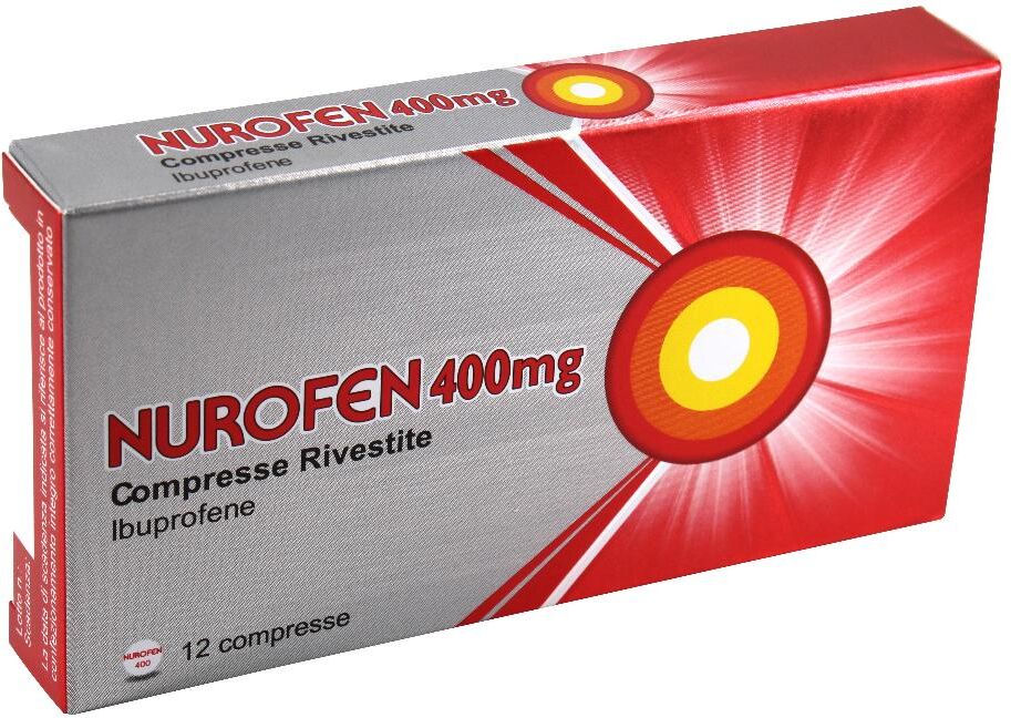 GMM FARMA Srl Nurofen 400mg, Ibuprofene, 12 Compresse Rivestite