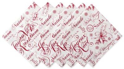 DII Design Imports Logger Check Napkin Set (Set of 6)