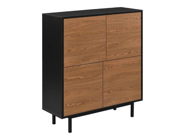Commode stylée meuble de rangement pratique gnosjö à 4 portes 93 x 80 x 30