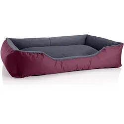 BedDog Hundebett TEDDY Hundesofa waschbares Hundebett mit Rand Hundekissen