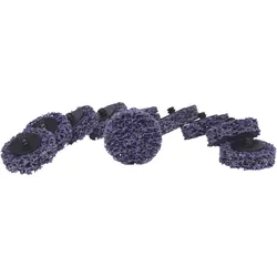 KS Tools Ersatz-Schleifpads, Ø50mm, 10er Pack Reinigungsscheibe lila - 515.5086 - lila
