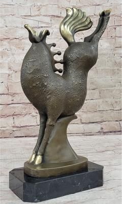 Bronzhaus Abstract Modern Art Bucking Chinese Tang Horse Bronze Sculpture Figure By Milo