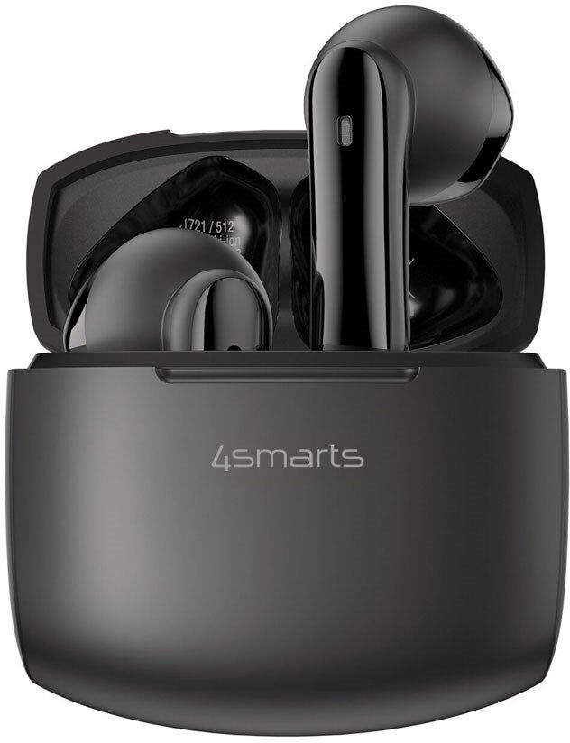 4smarts True Wireless SkyBuds Air Høretelefoner - In-Ear - Sort