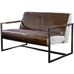 SOFA LIANO Braun Leder