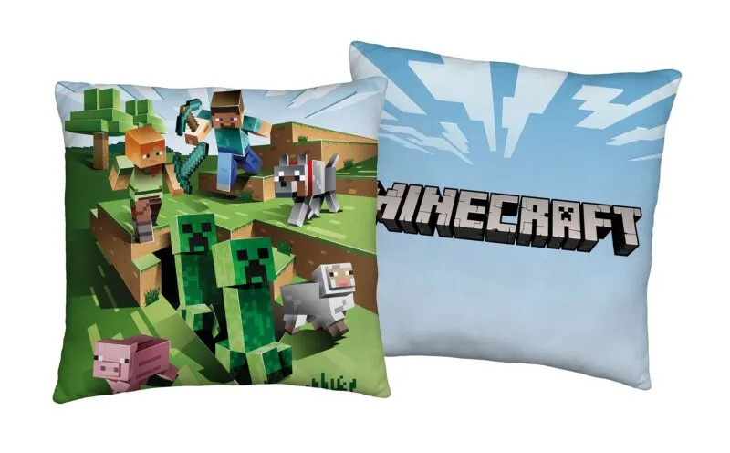 Minecraft sierkussen Steve en Alex - Polyester - 40 x 40 cm