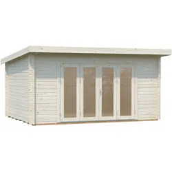 Palmako Gartenhaus Lea 14,2 m2 - 44 mm Transparent tauchimprägniert