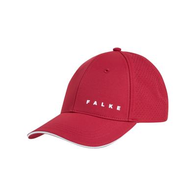 Baseball Cap FALKE "FALKE Kappe", Jungen, Gr. onesize, ruby (8830), Caps