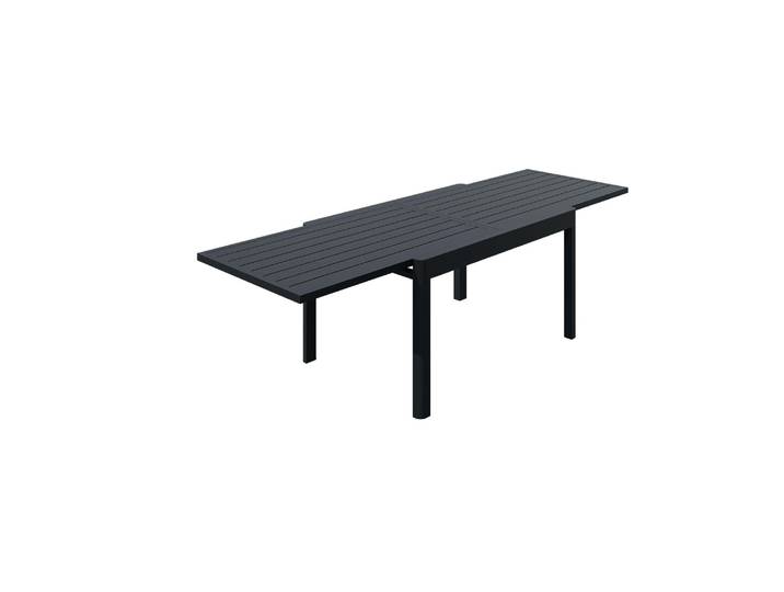 Table de jardin aluminium extensible 135-270cm gris Sydney HYBA