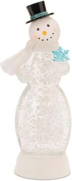 "LED Snowman Snow Globe 13""H by Melrose in White Blue (Size ONE SIZE)"