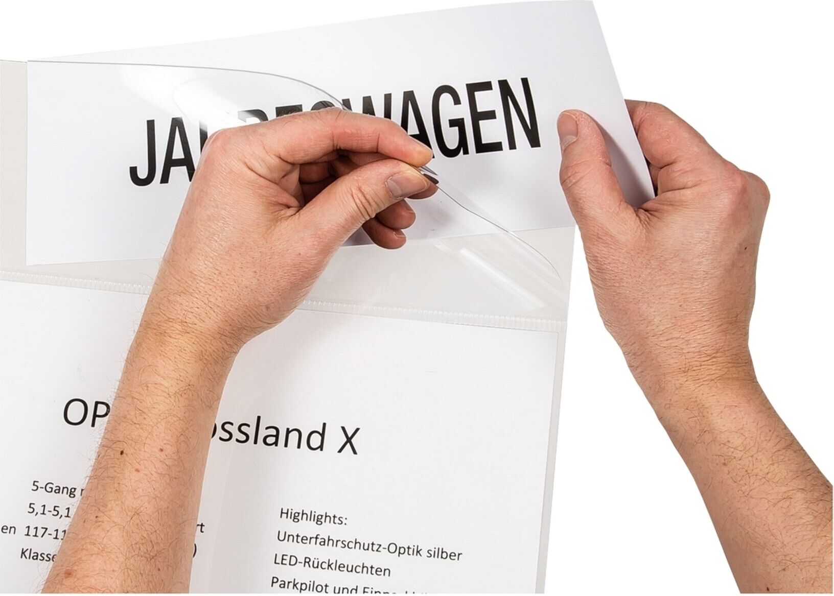 Eichner Werbe- Einlage Sehr gepflegt Format: (9219-00335)
