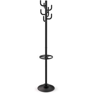 Maul Maul Garderobenständer  polaris, schwarz, mit 8 Haken, aus Metall, 177 x 36cm