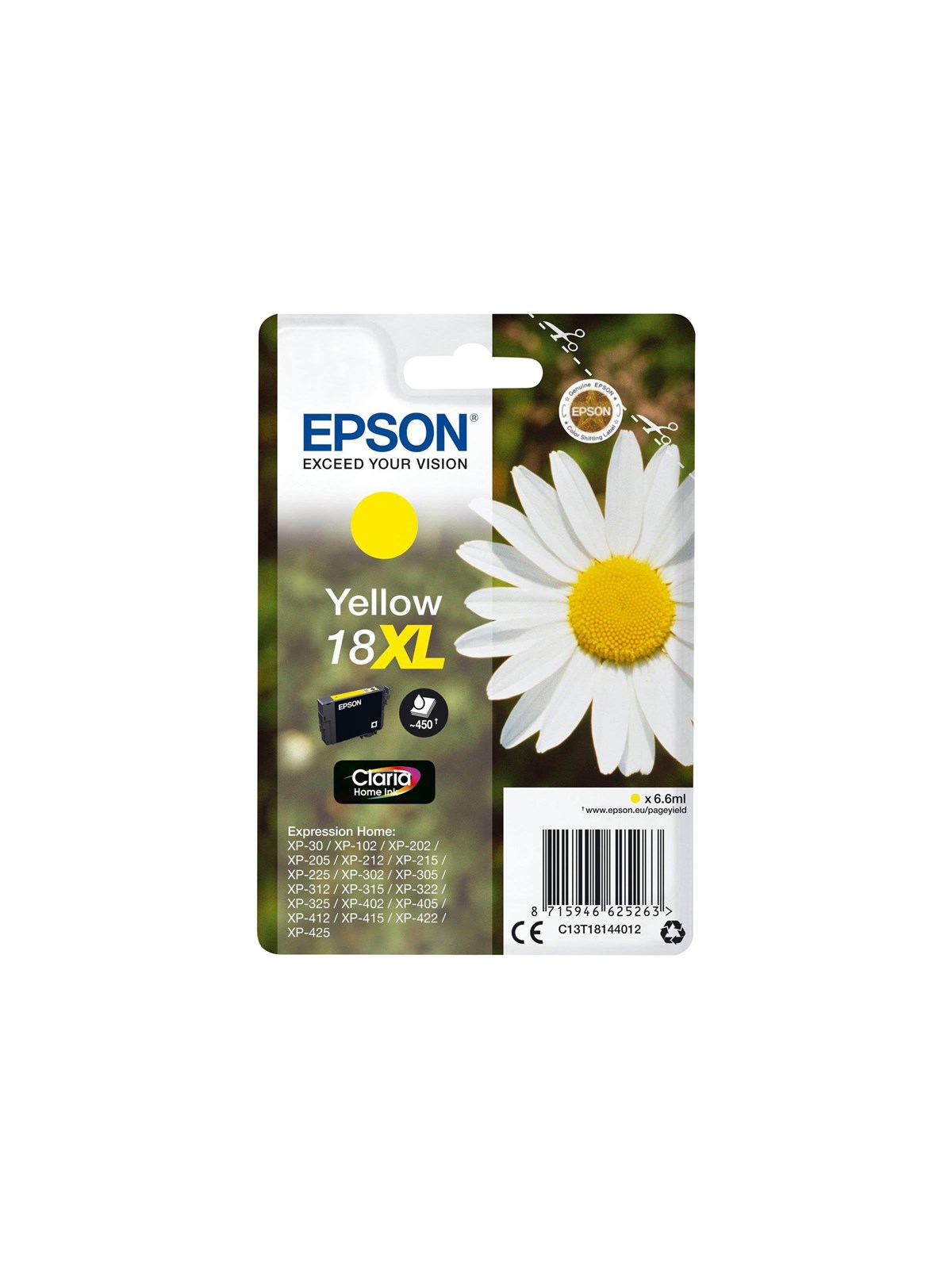 Epson 18XL - Yellow Ink