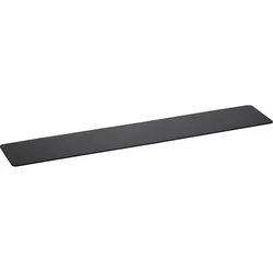 Brillantbad BORGANIC BLACK Ablage Edelstahl Schwarz 110x600x22 mm für Bad & WC >> zum Bohren