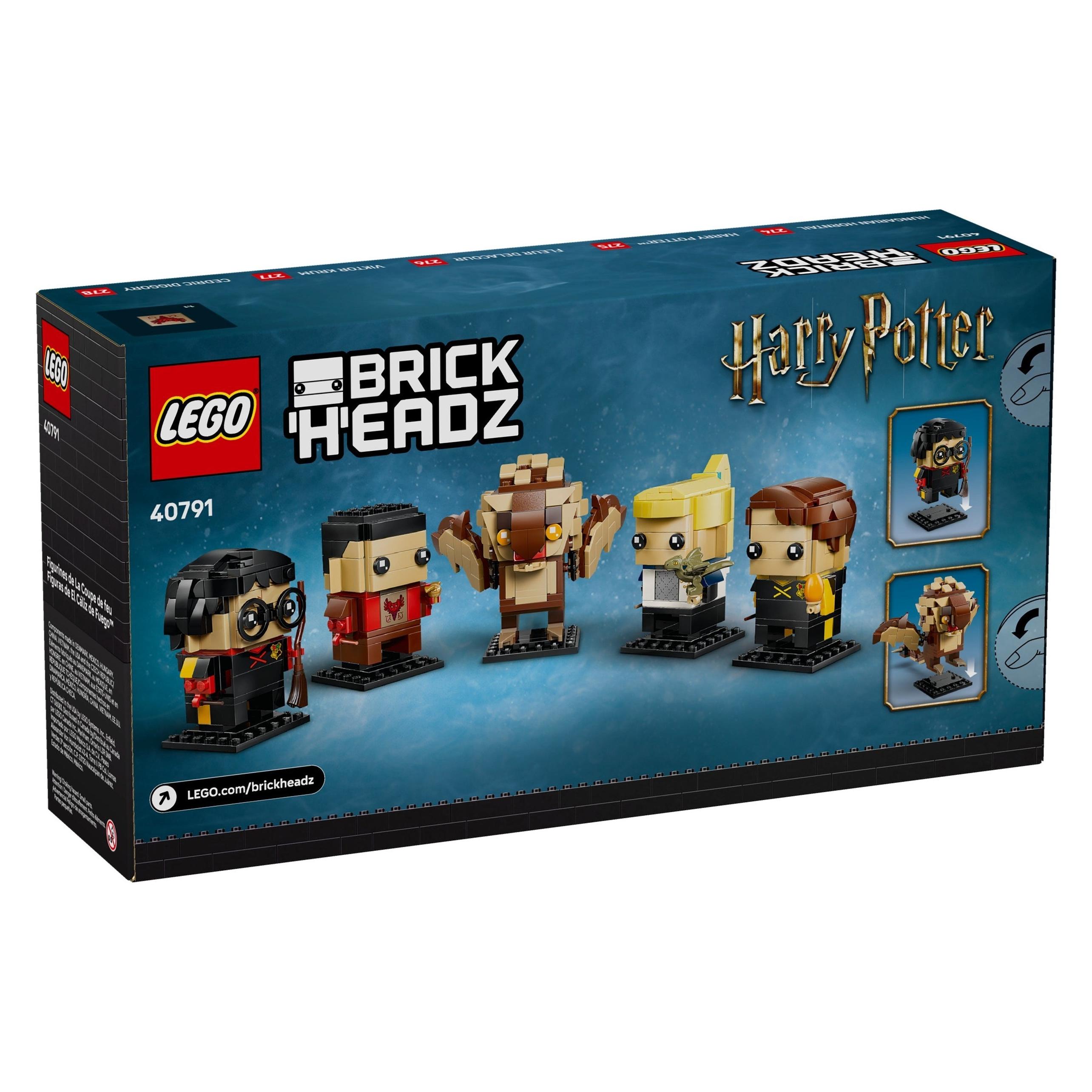 LEGO Figure Brickheadz Torneo Tremaghi di Harry Potter (40791, LEGO Brickheadz, LEGO Harry Potter) (40791)