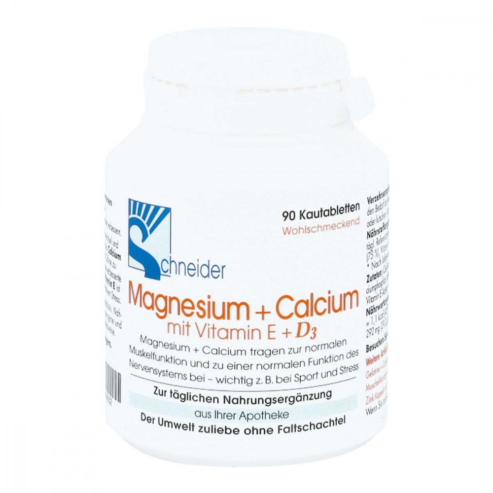 J.Schneider GmbH Magnesium+calcium Kautabletten 01169652