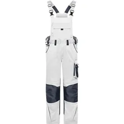 Latzhose "JN1833" - 64 - white/carbon