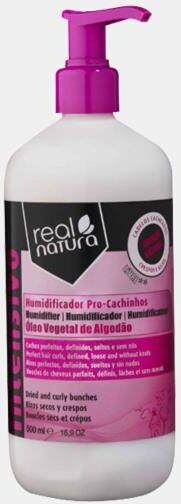REAL NATURA COSMETICS HUMIDIFICADOR INTENSIVO PRO CACHINHOS 500ml