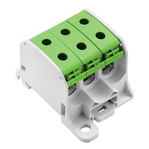 Weidmüller 2874550000 Verteilerblock Schrauben Lichtgrau, Grün 3St.