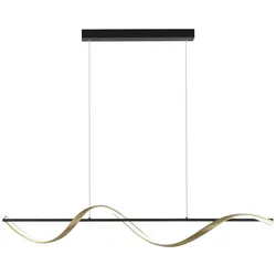 Paul Neuhaus LED Pendelleuchte Q-SWING anthrazit messing matt Smart Home